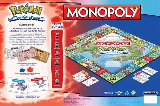 Monopoly Pokémon Kanto Edition - Bordspel