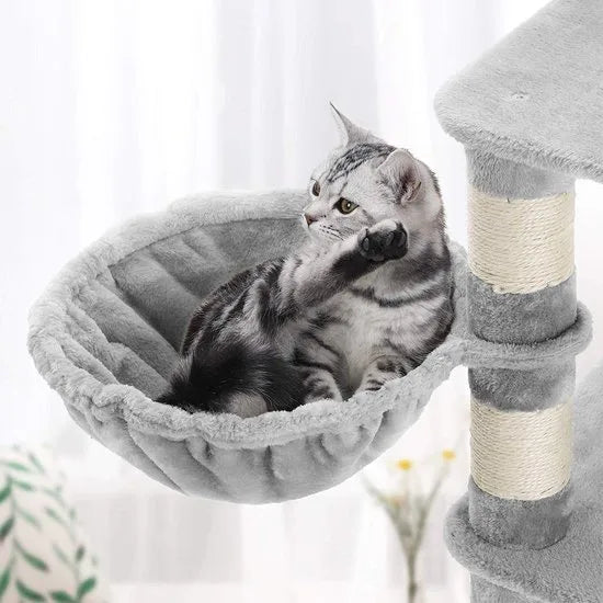 Nancy's Krabpaal XXL - Kattenhuis - 164 cm - Katten Speelhuisje - Kattenboom - Krabpalen