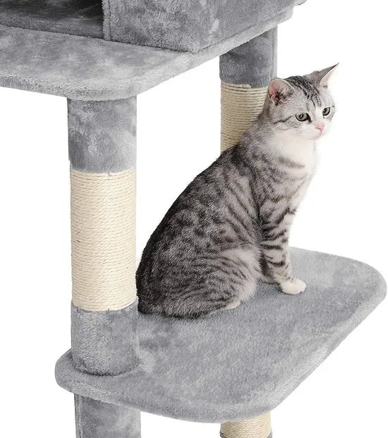Nancy's Krabpaal XXL - Kattenhuis - 164 cm - Katten Speelhuisje - Kattenboom - Krabpalen