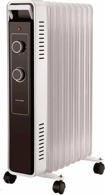 OlieKachel Elektrisch voor Binnen – Elektrische Verwarming - 2000 Watt – 3 Warmtestanden - Wit