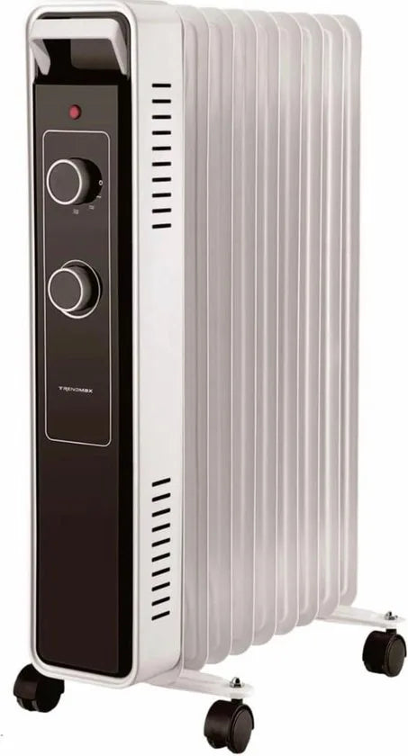 OlieKachel Elektrisch voor Binnen – Elektrische Verwarming - 2000 Watt – 3 Warmtestanden - Wit