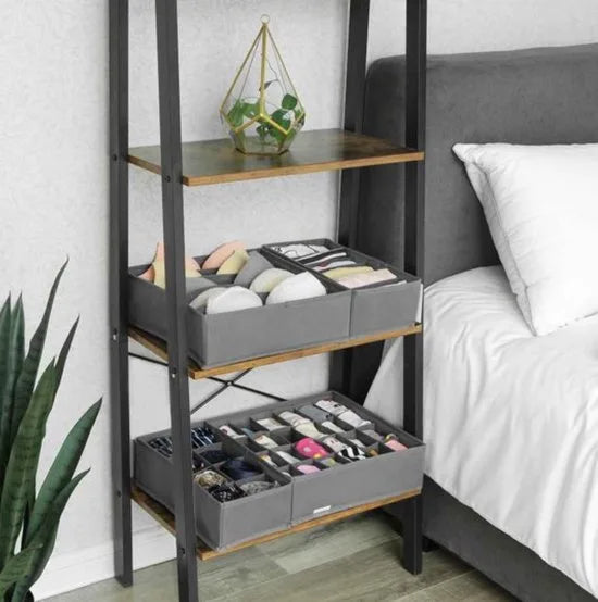 Ondergoed organizer 4 stuks grijs