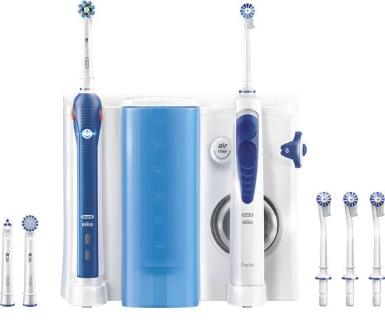 Oral-B Oxyjet + PRO 2000 - Floss & elektrische tandenborstel