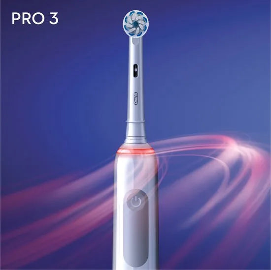 Oral-B Pro 3 - 3500 - Witte Elektrische Tandenborstel + Reisetui