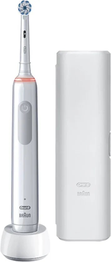 Oral-B Pro 3 - 3500 - Witte Elektrische Tandenborstel + Reisetui