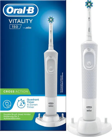 Oral-B Vitality 150 White CrossAction Elektrische Tandenborstel Powered By Braun