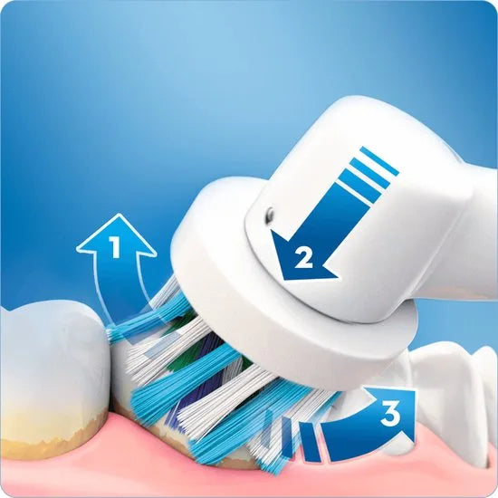 Oral-B Vitality 150 White CrossAction Elektrische Tandenborstel Powered By Braun