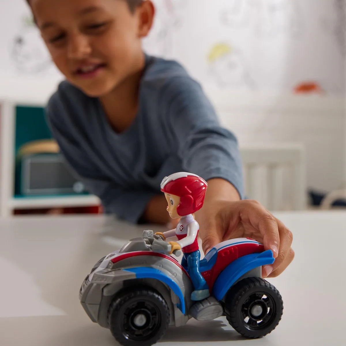 PAW Patrol - Ryder's Rescue ATV - speelgoedauto met speelfiguur