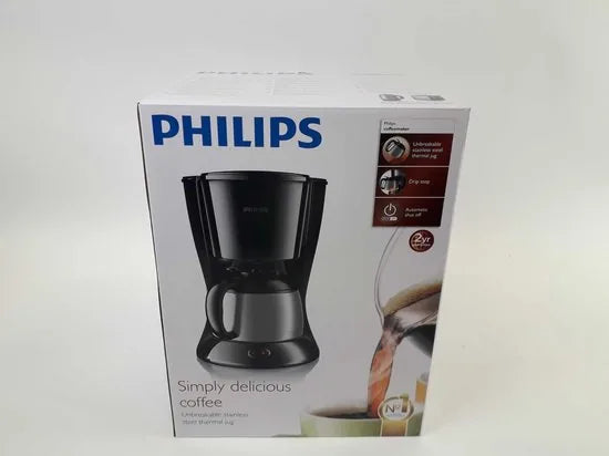 Philips Daily HD7474/20 - Koffiezetapparaat - Zwart/zilver