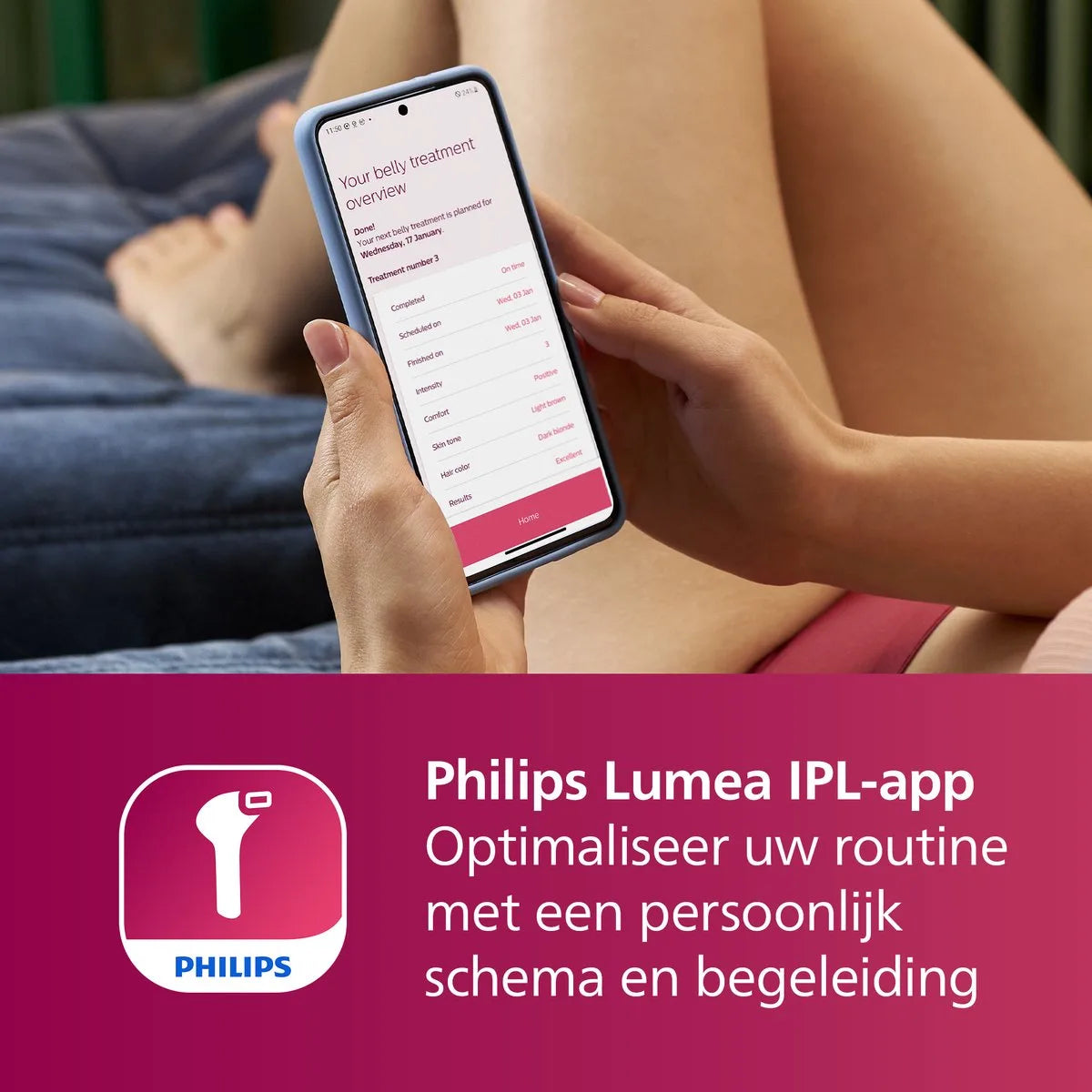 Philips Lumea IPL 7000 series - IPL Ontharingsapparaat - 3 opzetstukken met trimmer - BRI923/00