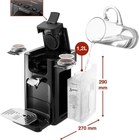 Philips Senseo Quadrante HD7865/60 - Koffiepadapparaat