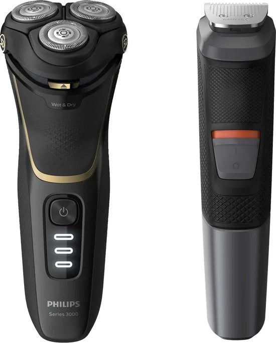 Philips Series 3000 S3333/58 - Scheerapparaat incl. multigroomer - Wet & Dry