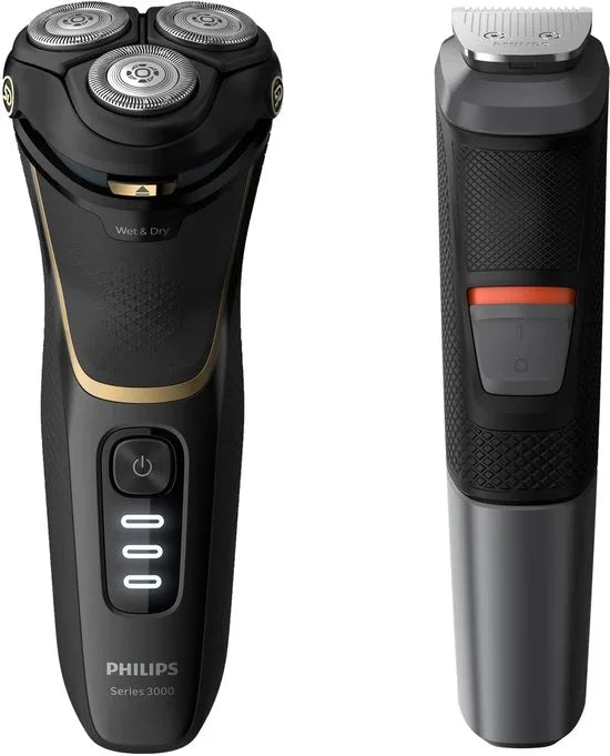 Philips Series 3000 S3333/58 - Scheerapparaat incl. multigroomer - Wet & Dry