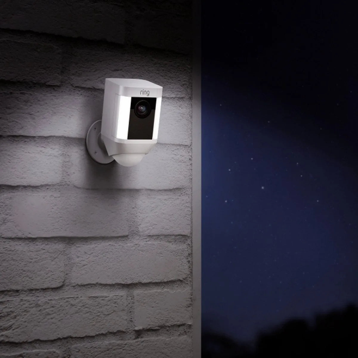 Ring Spotlight Cam Batterij - Beveiligingscamera - Zwart