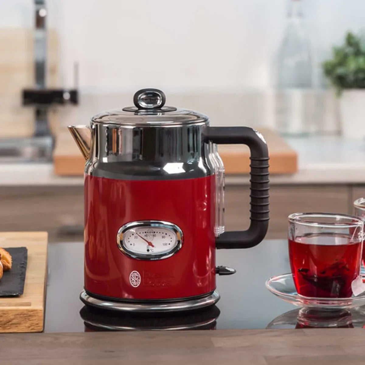 Russell Hobbs 21670-70 Retro Ribbon Red Waterkoker - Rood
