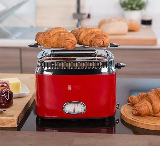 Russell Hobbs 21680-56 Retro Ribbon Red Broodrooster - Rood