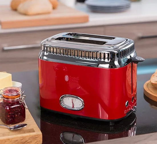 Russell Hobbs 21680-56 Retro Ribbon Red Broodrooster - Rood