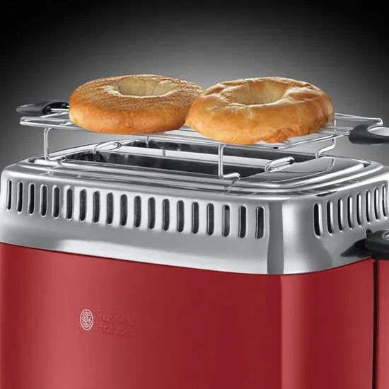 Russell Hobbs 21680-56 Retro Ribbon Red Broodrooster - Rood