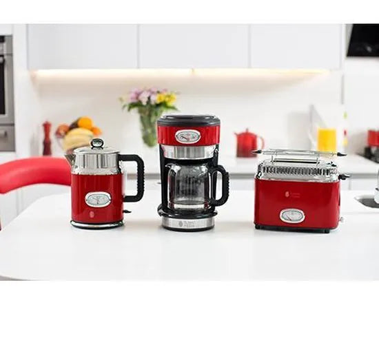 Russell Hobbs 21680-56 Retro Ribbon Red Broodrooster - Rood