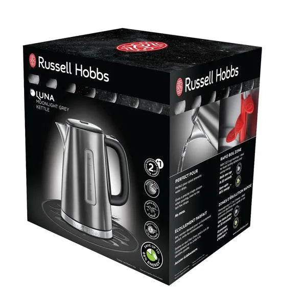 Russell Hobbs 23211-70 Luna Moonlight Grey - Waterkoker - Grijs