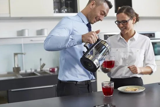 Russell Hobbs 23830-70 Elegance Glass - Glazen Waterkoker - Zilver