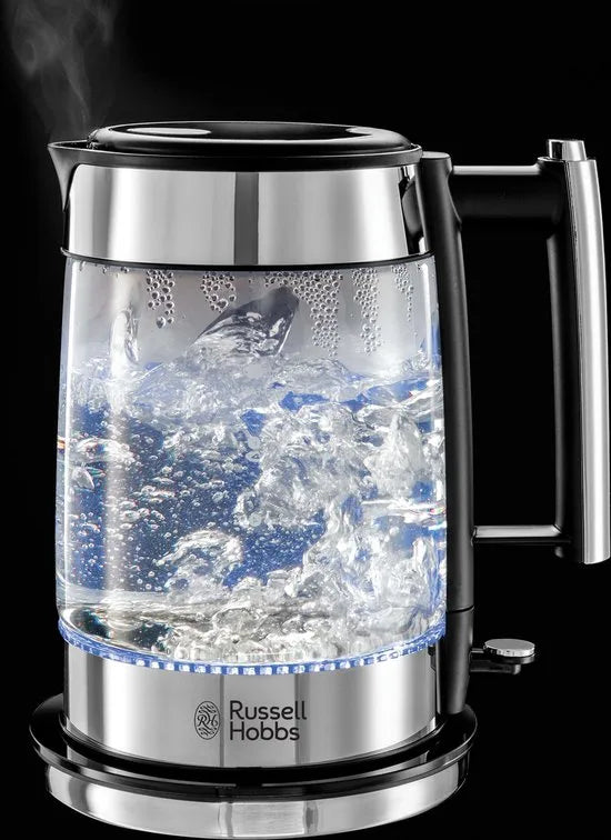 Russell Hobbs 23830-70 Elegance Glass - Glazen Waterkoker - Zilver