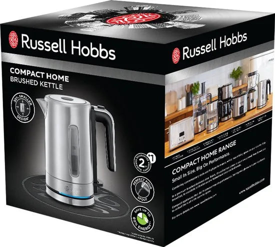 Russell Hobbs 24190-70 Compact Home Brushed - Kleine Waterkoker