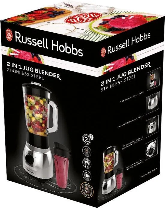 Russell Hobbs Stainless Steel 2 in 1 Blender