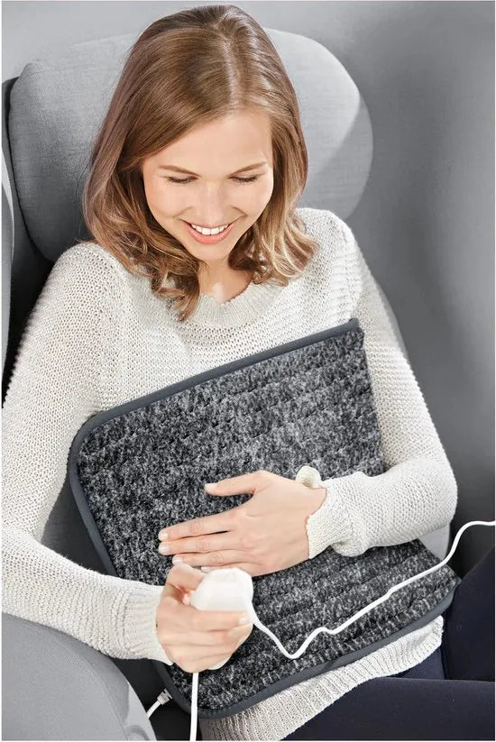 Sanitas SHK 22 Elektrisch Warmtekussen - Heating pad - 47 x 36 cm - 6 Warmtestanden - Superzacht en donzig - Automatische uitschakeling - Machinewasbaar tot 30 °C