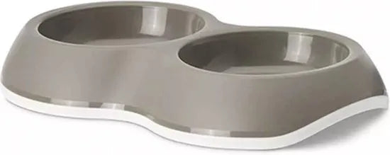 Savic Voerbak Delice Double - Hondenvoerbak - 26x16x4 cm Assorti Geschikt Voor Honden En Katten