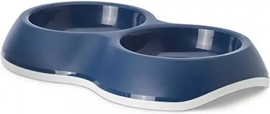 Savic Voerbak Delice Double - Hondenvoerbak - 26x16x4 cm Assorti Geschikt Voor Honden En Katten