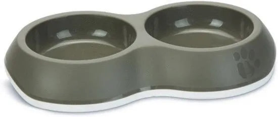 Savic Voerbak Delice Double - Hondenvoerbak - 26x16x4 cm Assorti Geschikt Voor Honden En Katten