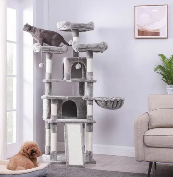Segenn's Krabpaal - Kattenboom XXL 168 CM - Luxe Kattenhuis - Katten