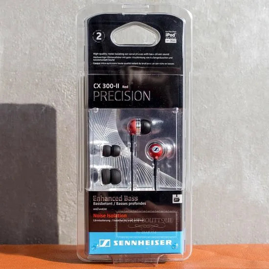 Sennheiser CX300 II In-Ear Hoofdtelefoon - Rood