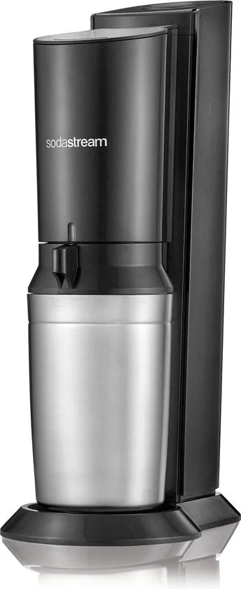 SodaStream Crystal Megapack - Zwart - Incl 2 glazen karaffen