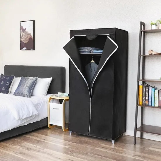 Songmics Garderobekast – Oprolbare Garderobe – Kledingkast – Stoffen Kast