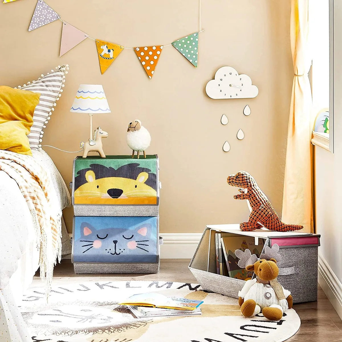 Speelgoed opbergmand – speelgoed mandje - kinderkamer