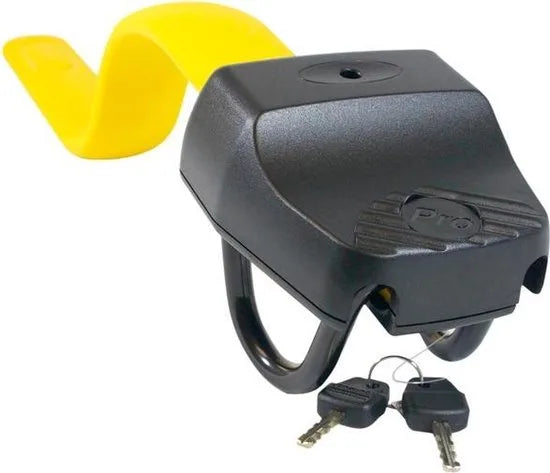 Stoplock Pro Elite Stuurslot - voor auto's, bestelwagens en campers - zwart/geel