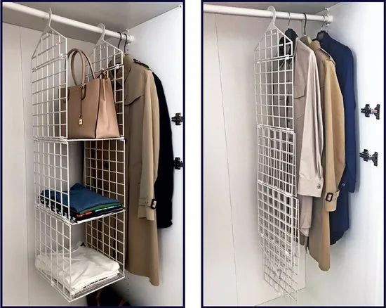 Sumpas kledingrek - kledingkast - organizer  - wit