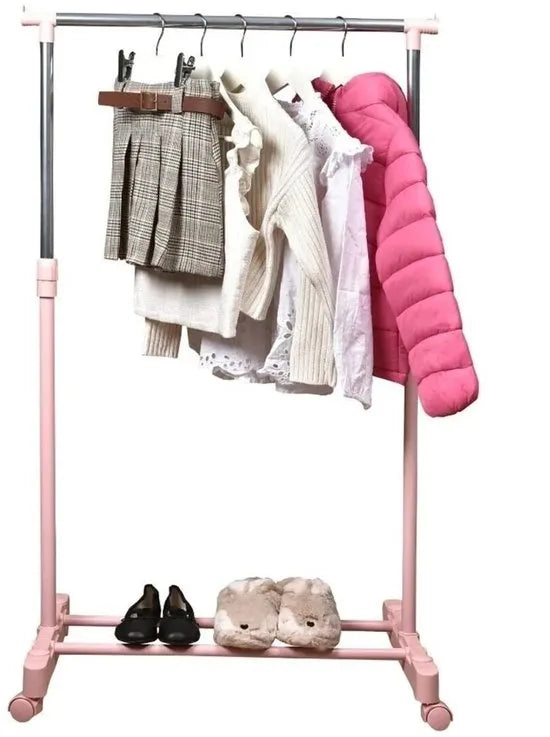 Sumpas - Kledingrek voor kinderen - Multifunctioneel - Multifunctioneel kleding rek - Verstelbaar - Blauw - 45*67*120