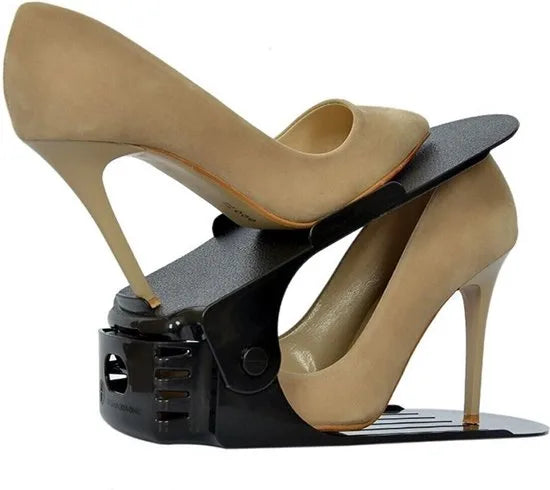 Sumpas - Schoenenrek - opbergsysteem - Schoenen Opbergsysteem - zwart - 12 stuks
