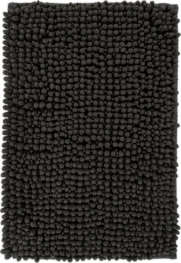 Tapijtenloods Fluffy Badmat Antislip - Antraciet - 40x60 CM - Douchemat Hoogpolig - Soft Touch