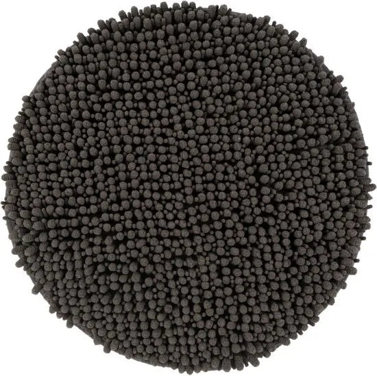 Tapijtenloods Fluffy Badmat Antislip - Antraciet - 40x60 CM - Douchemat Hoogpolig - Soft Touch