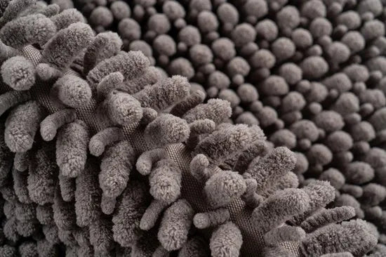 Tapijtenloods Fluffy Badmat Antislip - Grijs - 67x110 CM - Douchemat Hoogpolig - Soft Touch