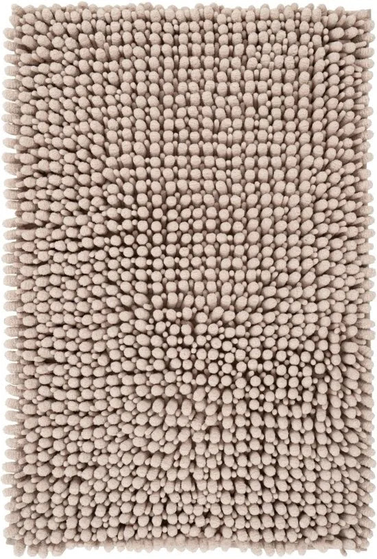 Tapijtenloods Fluffy Badmat Antislip - Zwart - 50x90 CM - Douchemat Hoogpolig - Soft Touch – Taupe 40 x 60cm