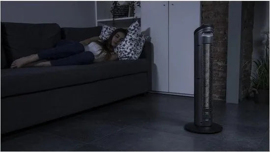 Tower Fan Cecotec EnergySilence 890 Skyline Black Silver 50 W