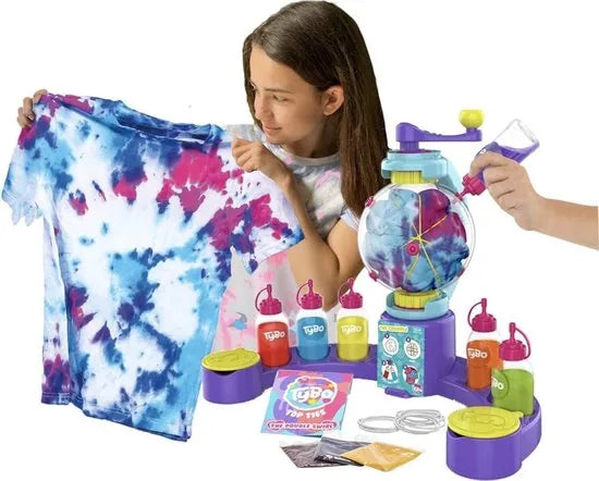 Tybo Tie-Dye Ontwerpstudio - Inclusief 6 kleuren - Handschoenen - Knijpflessen
