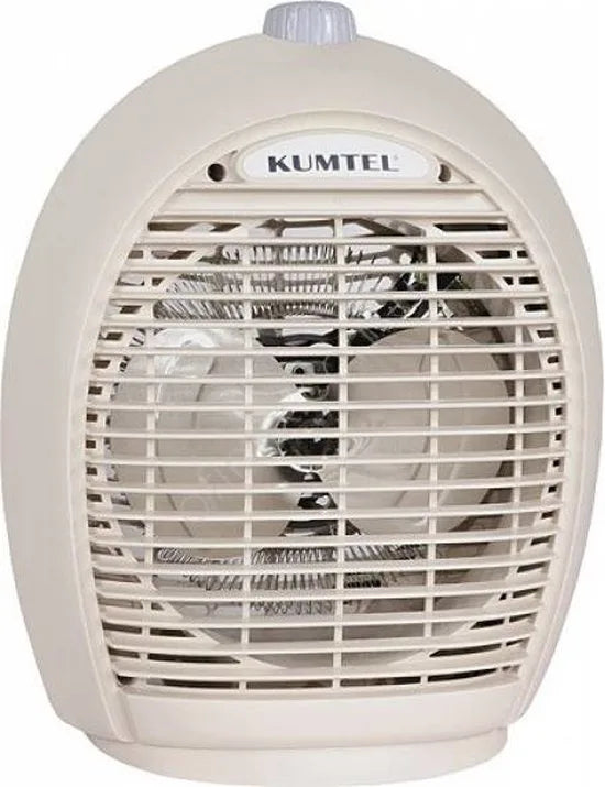 Ventilatorkachel - 2000W - Elektrische verwarming - Elektrische kachel - Beige - Energiebesparend