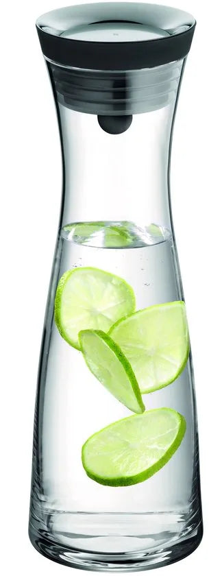 WMF Basic - Waterkaraf - 1,0L - Zwart - Druppelvrij - Geschikt voor Koelkastdeur