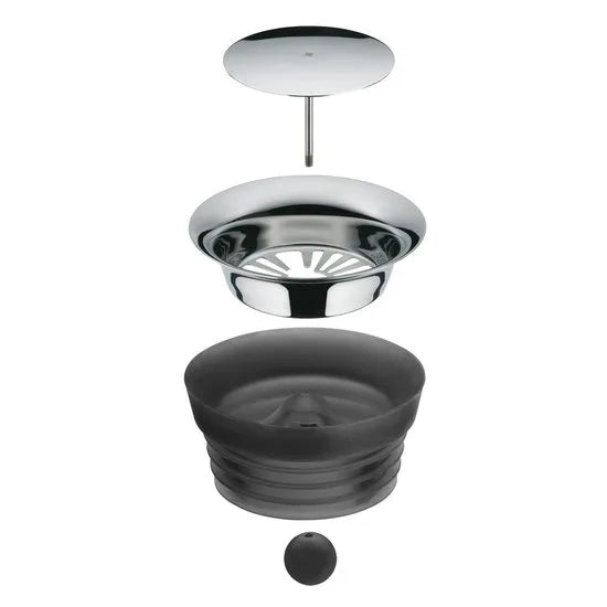 WMF Basic - Waterkaraf - 1,0L - Zwart - Druppelvrij - Geschikt voor Koelkastdeur